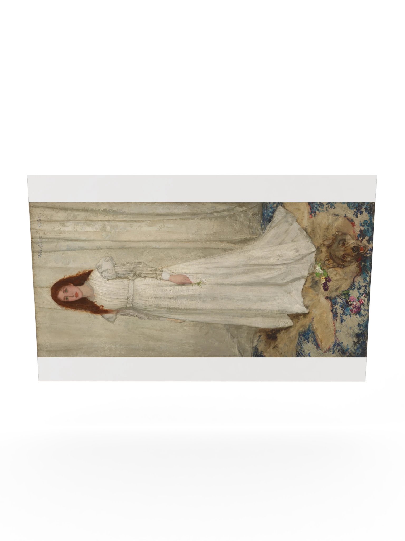 Whistler, Symphony in White, No. 1: The White Girl Fine Art Print product image (38)