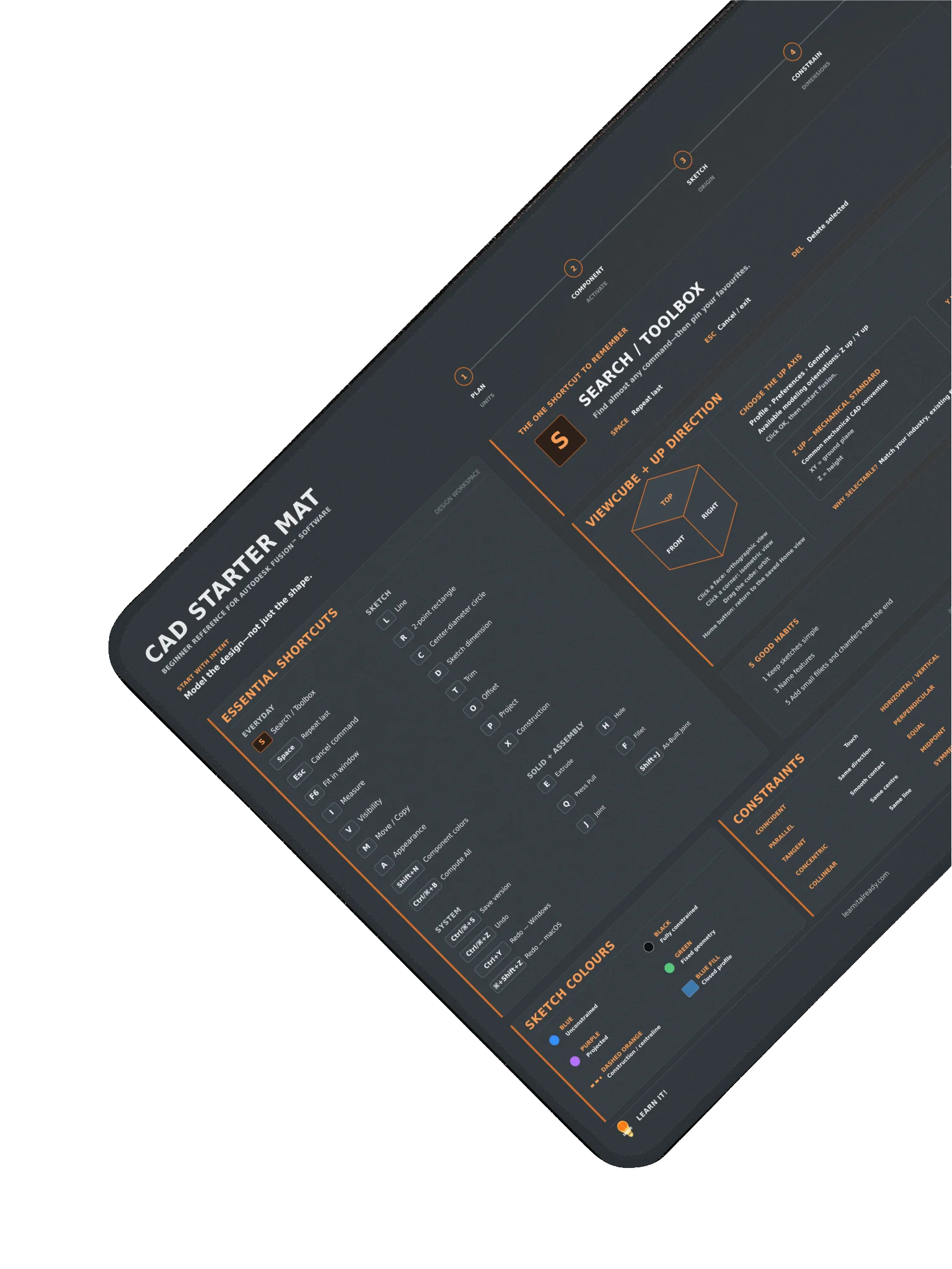 CAD Starter Mat - Titanium Mode product image (3)