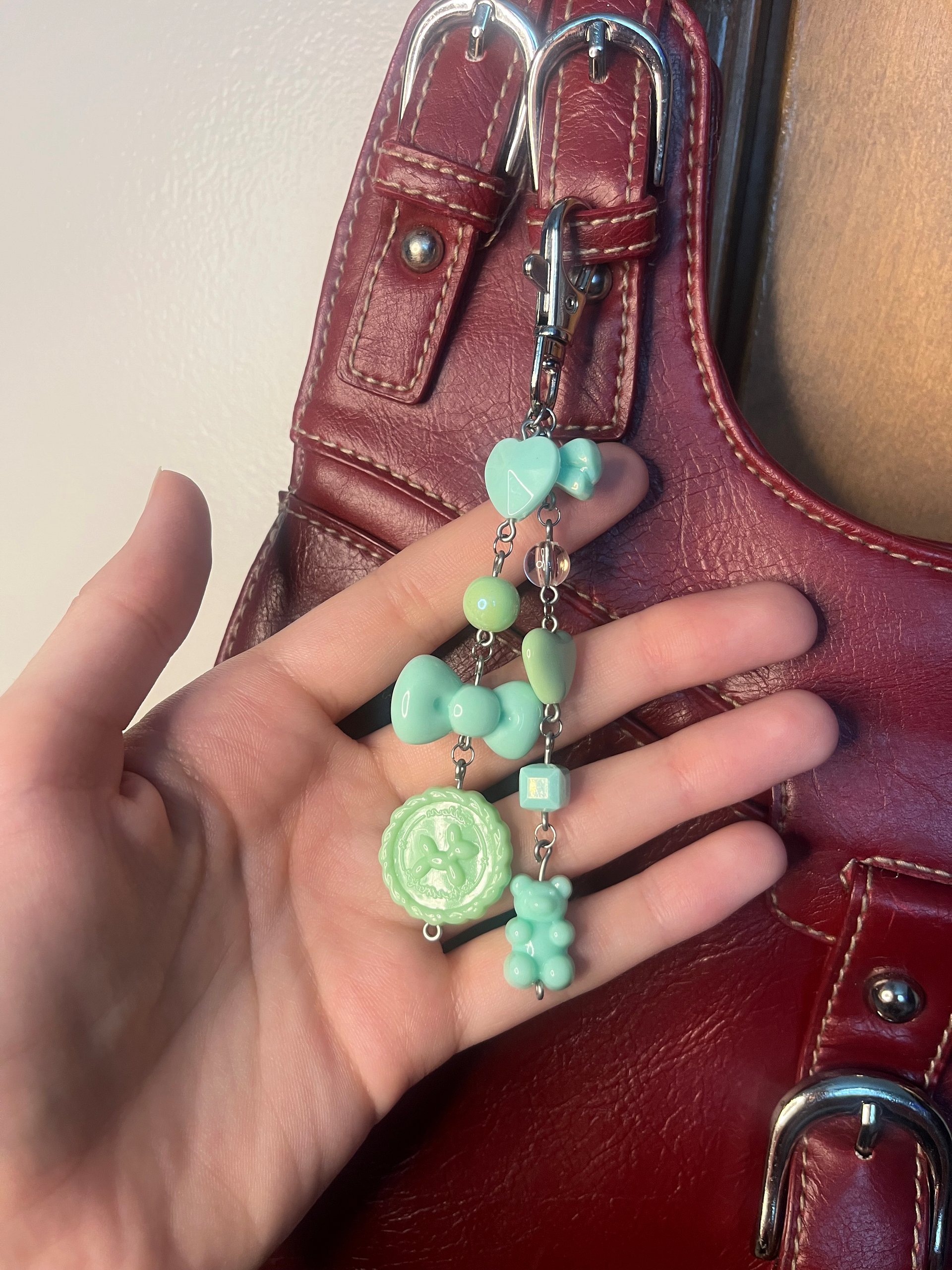 Green Classic Bag Charm product image (3)