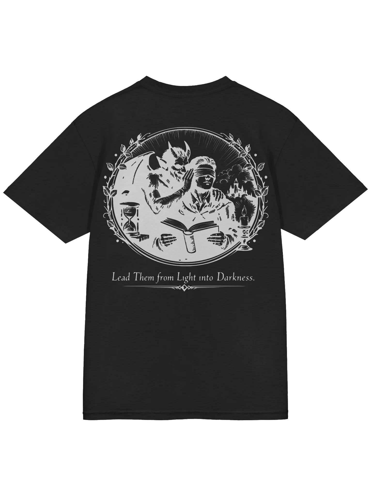 Blinded to the Light (White on Black/Color) (Back) product image (3)