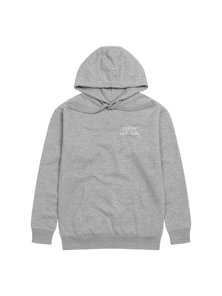Better. Self. Talk. Hoodie (White & Black) product image (1)