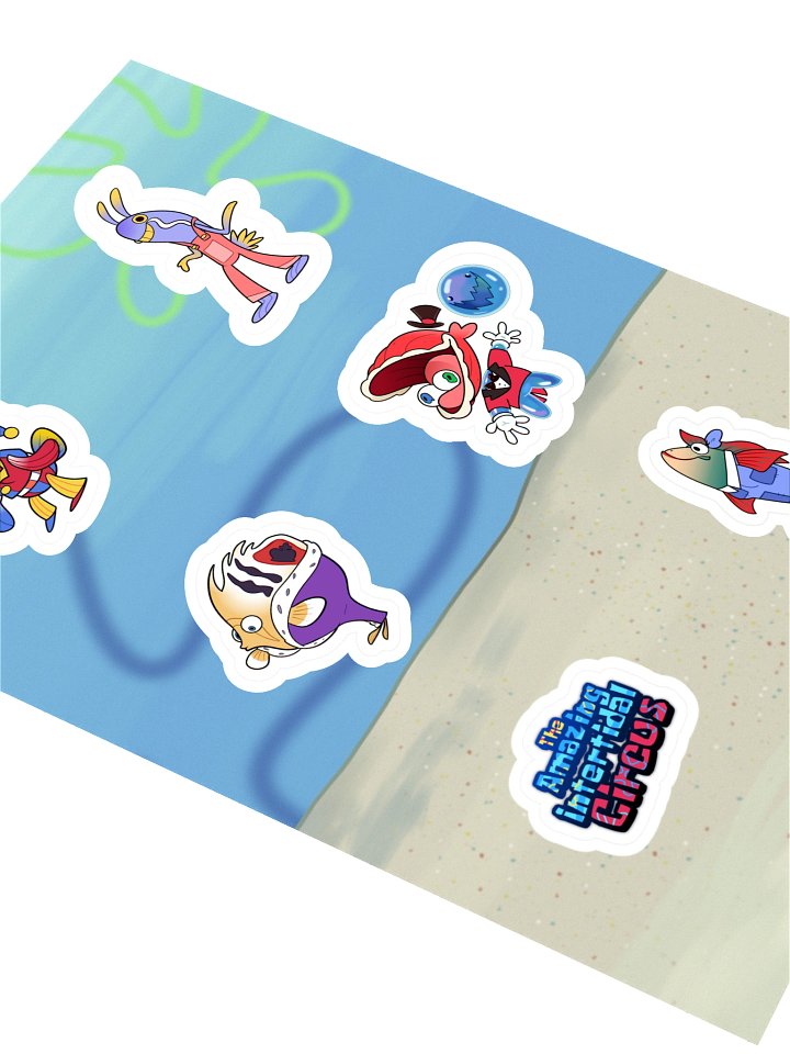 The Amazing Intertidal Circus - Sticker Sheet #2 product image (2)