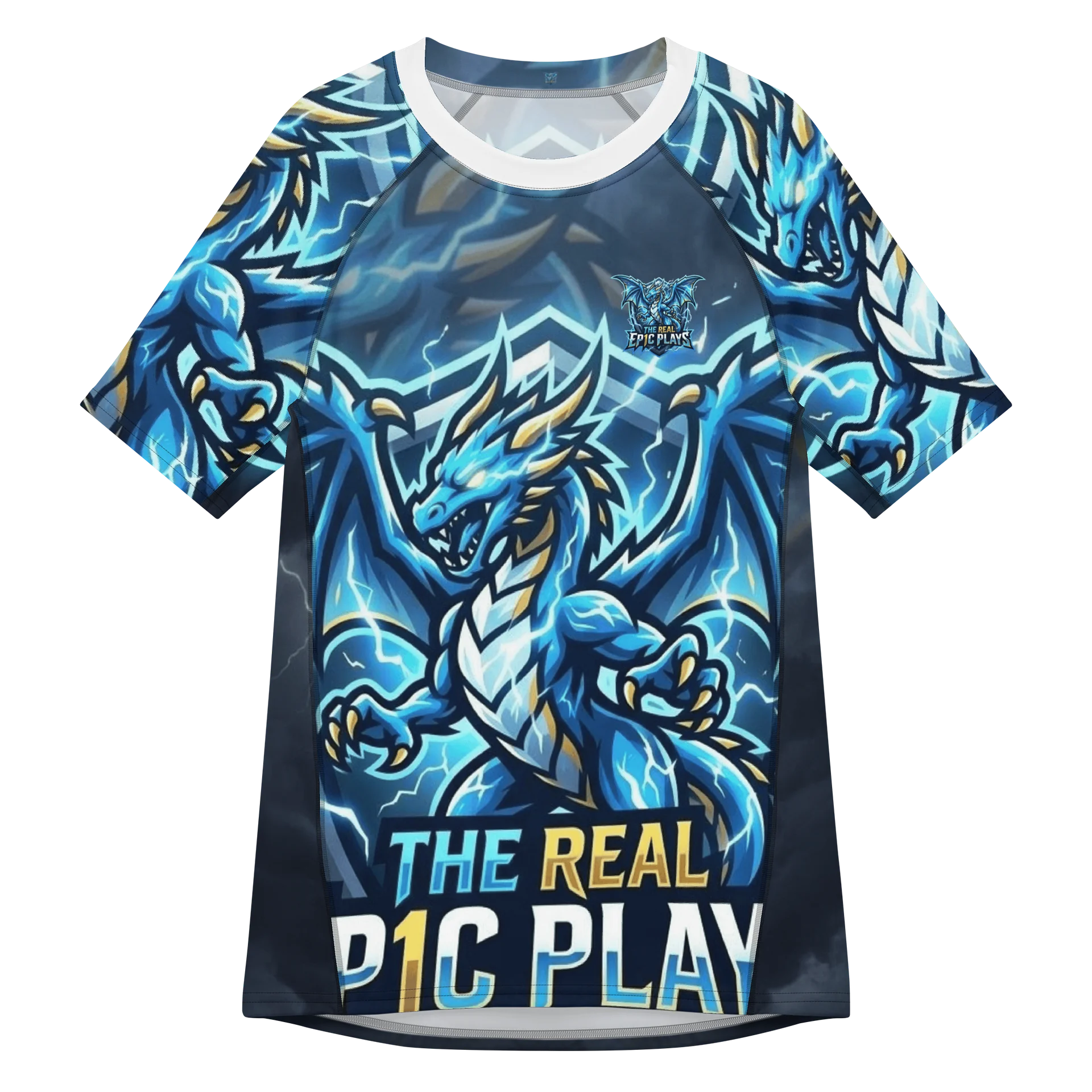 TheRealEp1cPlays All over Print mens Recycled Short Sleeve Rash Guard product image (1)