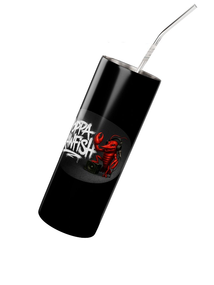 Poppa Crawfish Stainless Steel Tumbler Blk product image (2)