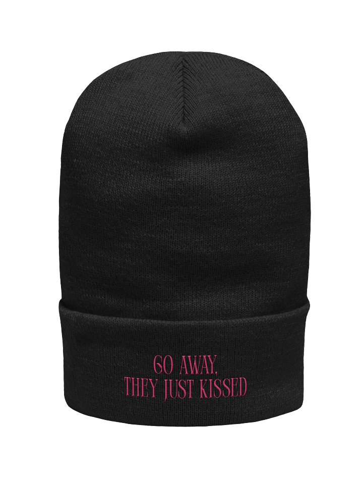 go away, they just kissed beanie product image (1)