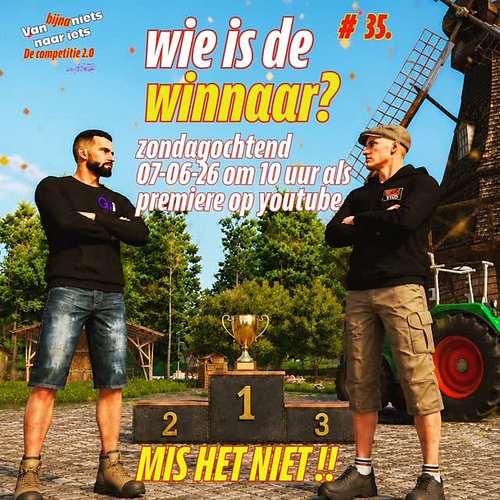 Zondagochtend om 10 uur... DE ontknoping. Heeft Jan een te grote voorsprong of heb ik toch nog iets achter de hand om weer te...