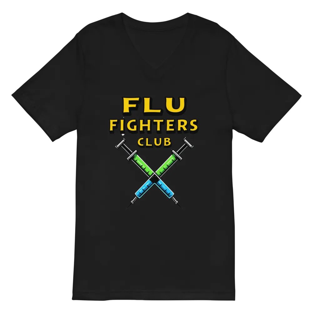 Flu Fighters Club V-Neck Tee product image (3)