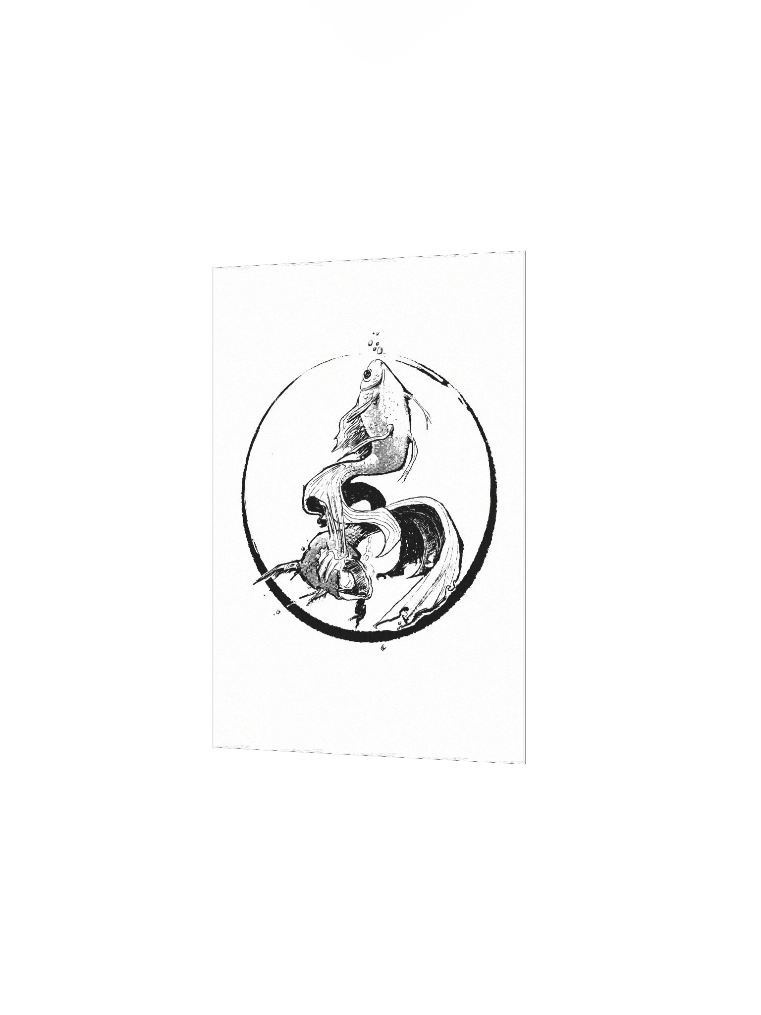 Line-Art Fishies Print product image (2)