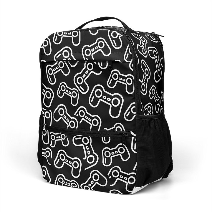 Sac à dos imprimé intégral manette blanche product image (1)