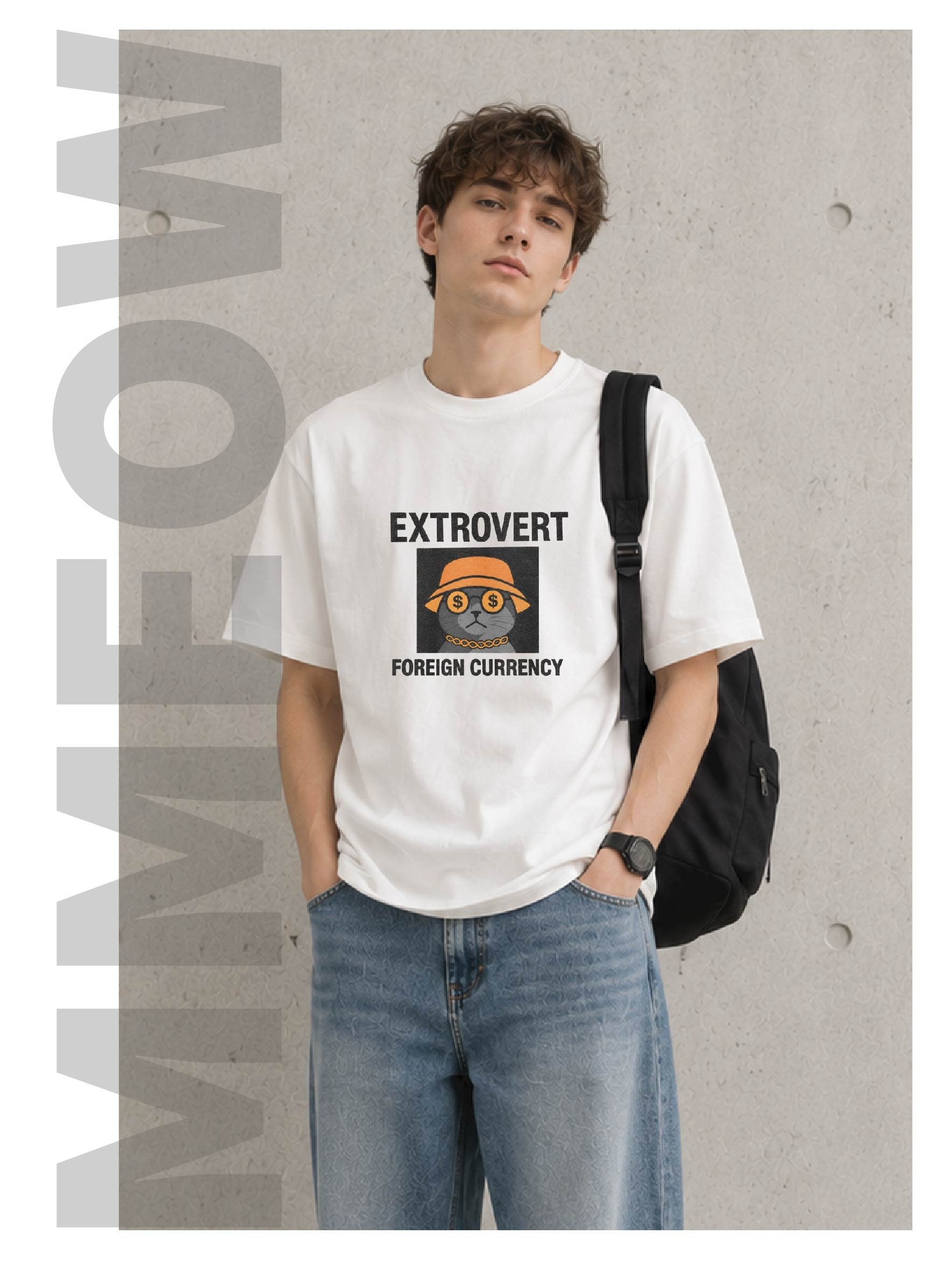 Extrovert T - SHIRT PRINTED product image (4)