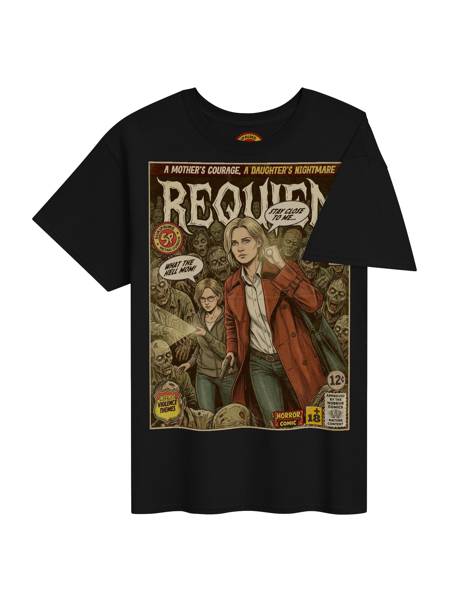 Resident Evil Requiem Alyssa Ashcroft Comic Art T-Shirt product image (4)