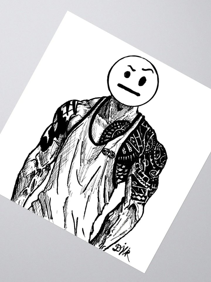 The Rock 🤨 Sticker product image (2)