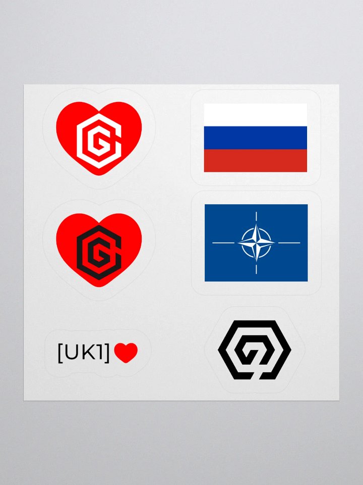 UK1 Tactical Sticker Sheet – Flaunt your loyalty product image (1)