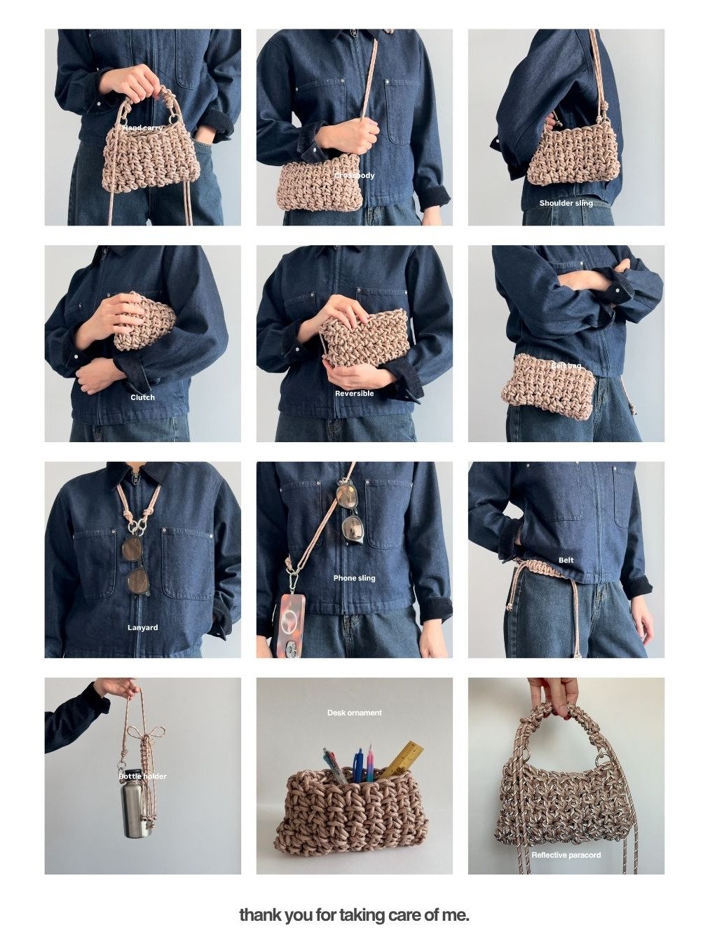 EMAN | The Easy Slouch Bag in Sand product image (8)