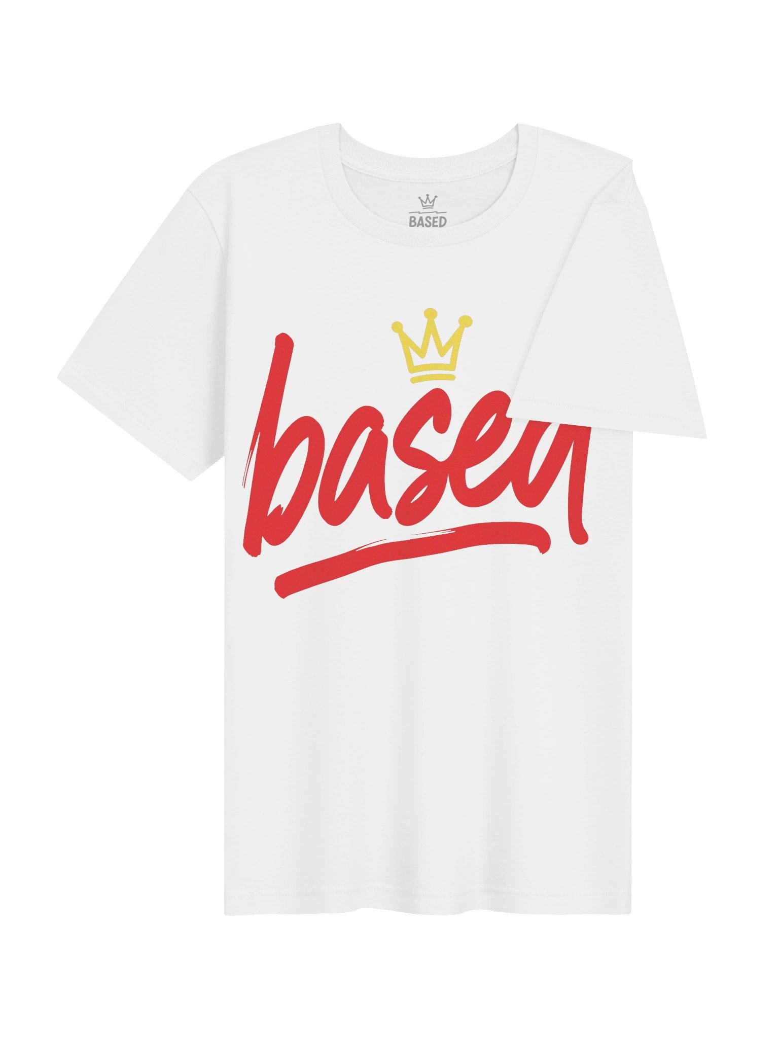Based! Red Crown Script Tee product image (4)