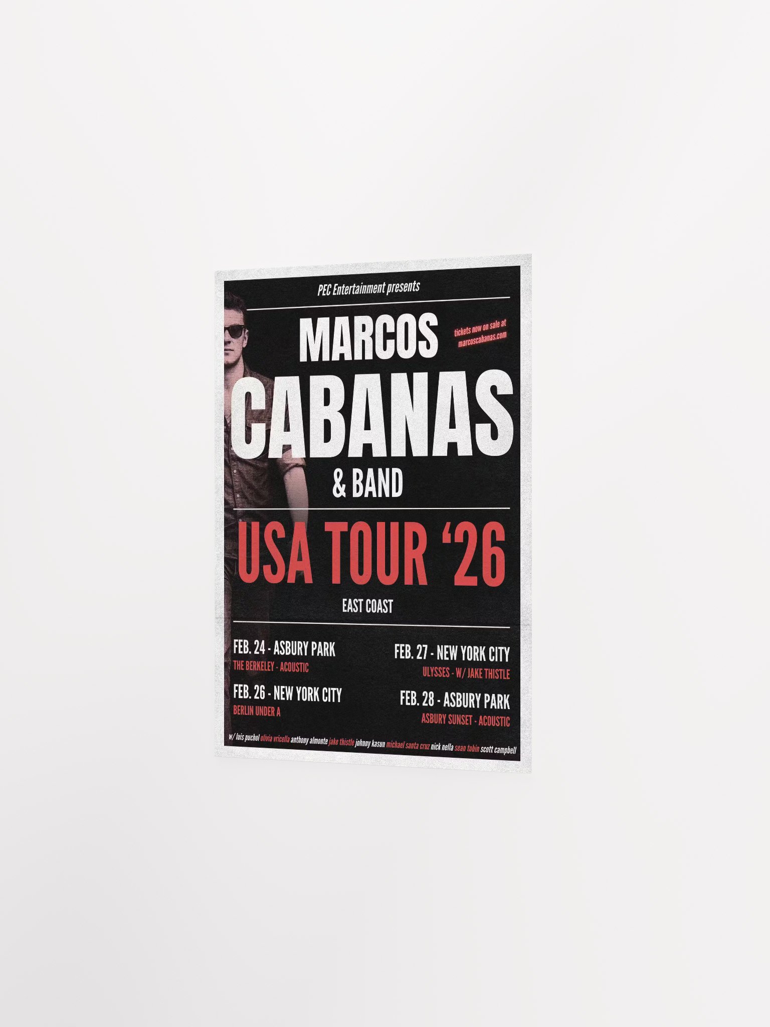 USA TOUR '26 PROMO POSTER product image (2)