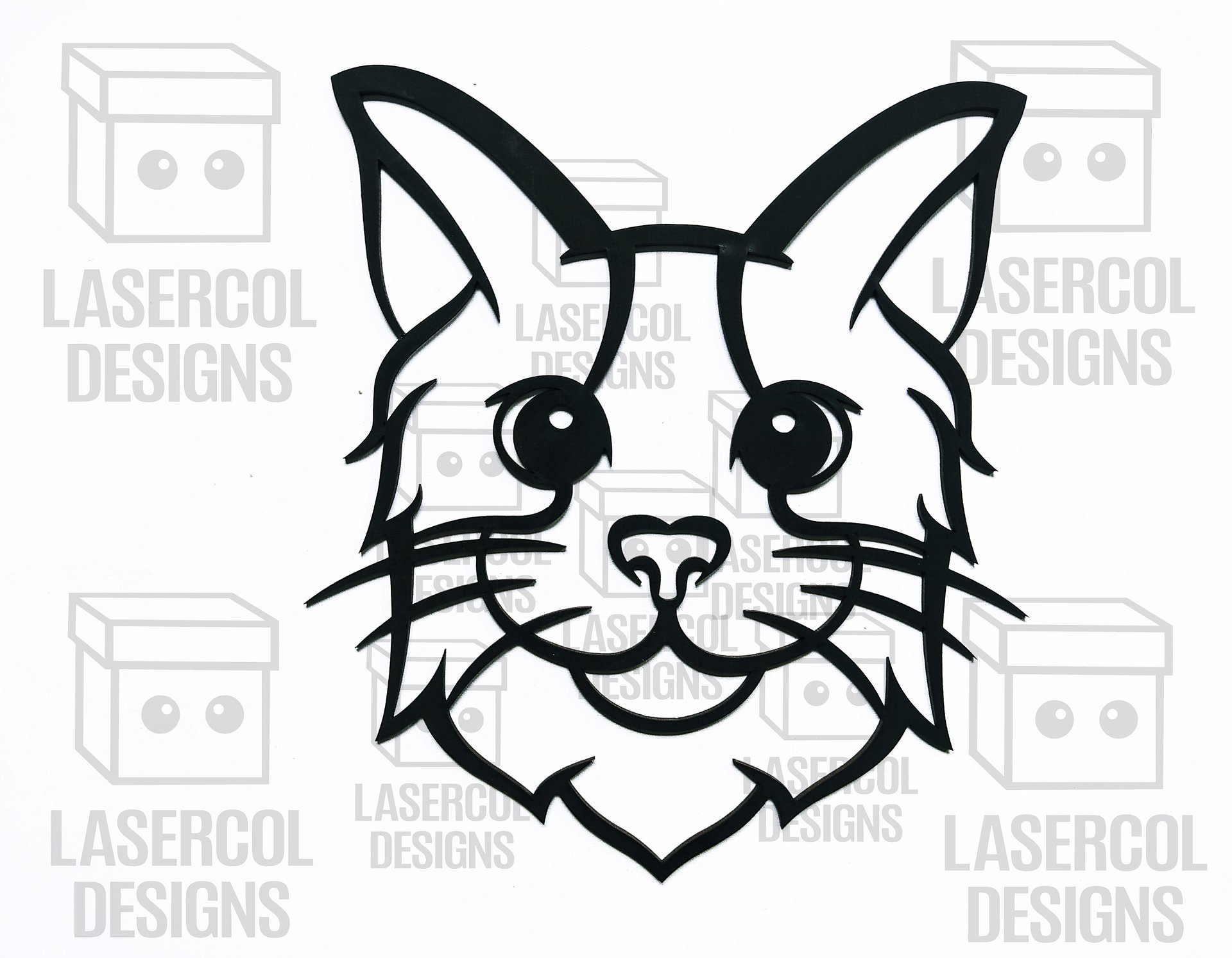 Cute Dog and Cat Wall Art - Laser Cut Files product image (7)