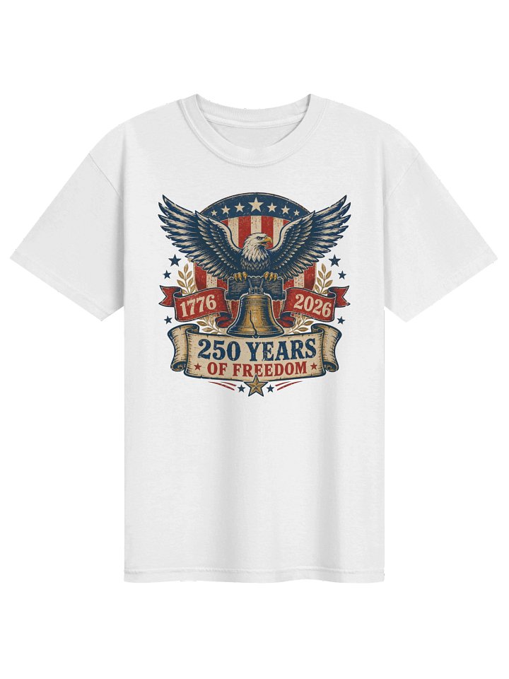 America 250 Liberty Eagle T-Shirt | Vintage 1776–2026 Patriotic Tee product image (1)