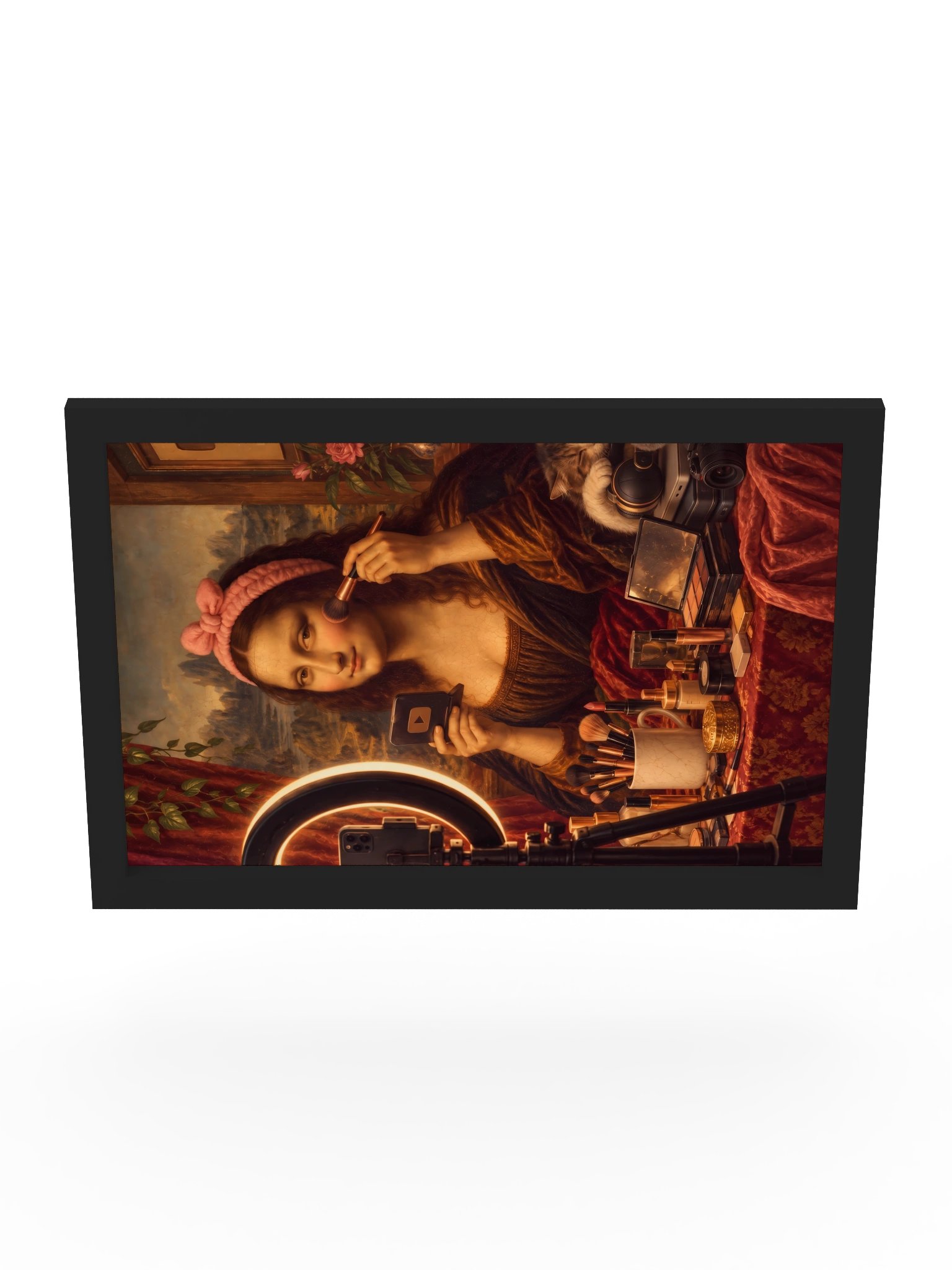 Getting Ready With Mona Lisa Poster product image (12)