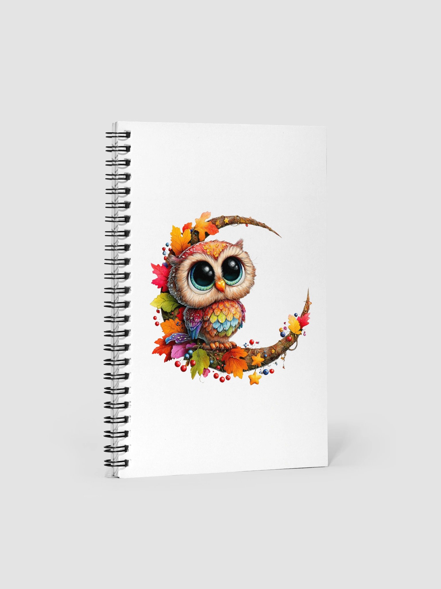 Autumn Owl Spiral Journal product image (1)