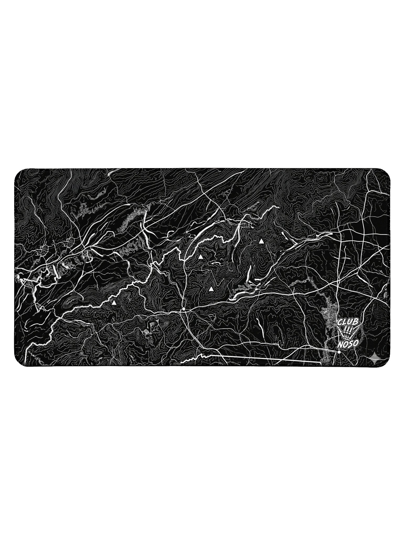 Club Noso Shaka Hand Topographic Desk Mat product image (1)