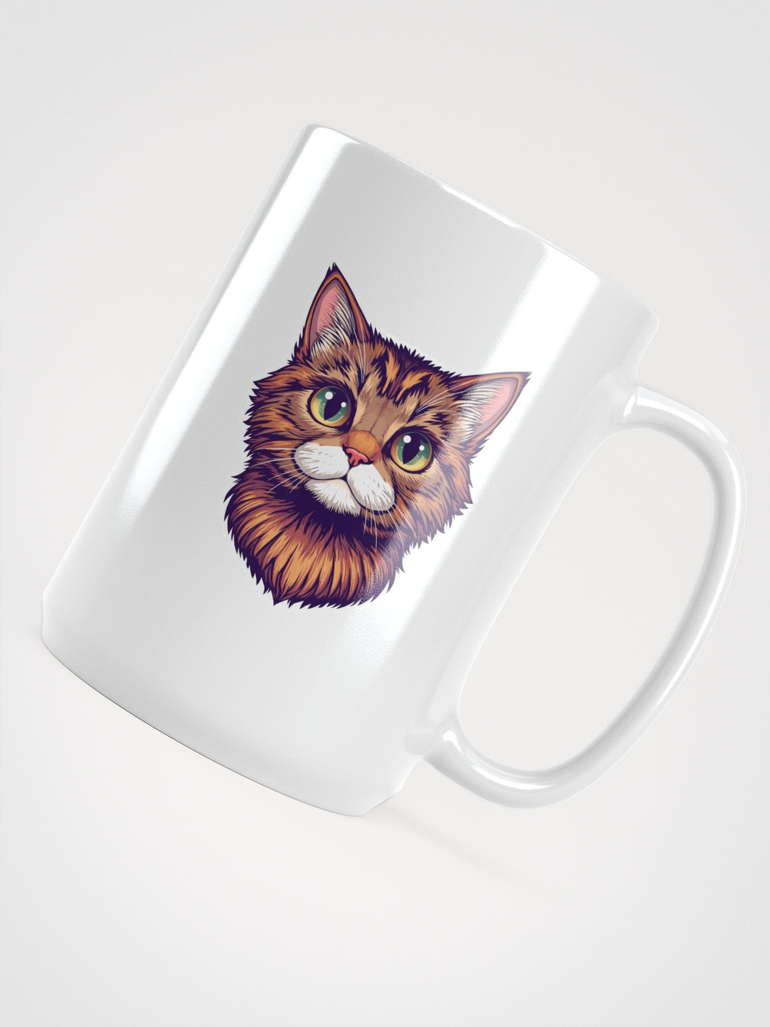 Whiskered Dream White Glossy Mug product image (5)