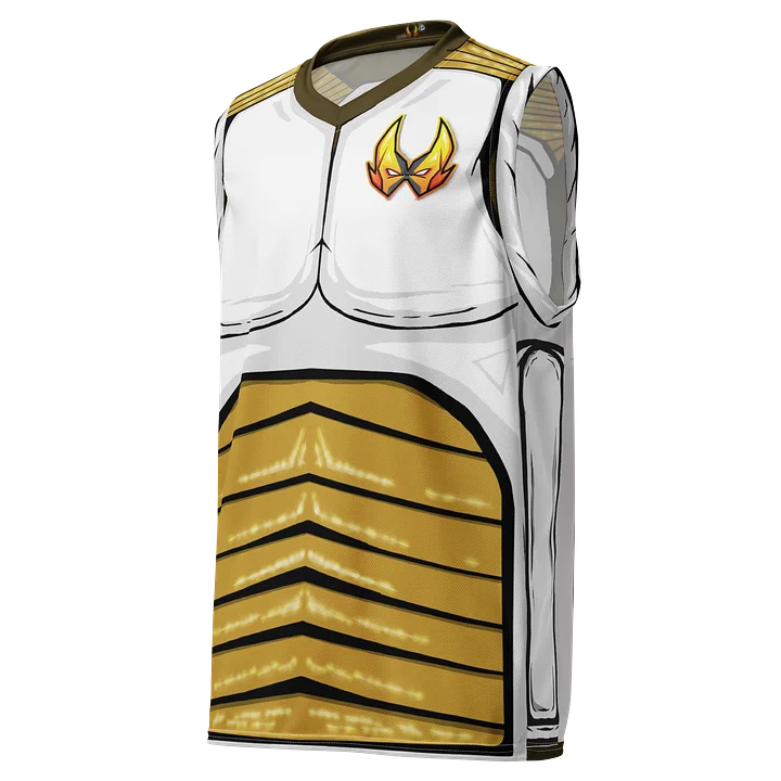 Villain Support Battle Armor Tank Top - White/Brown product image (1)