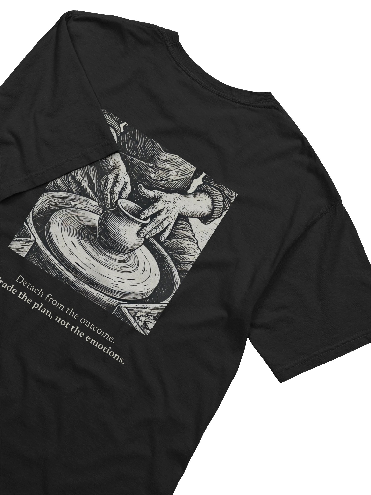 Trade the plan, not the emotions T-Shirt - Back product image (6)