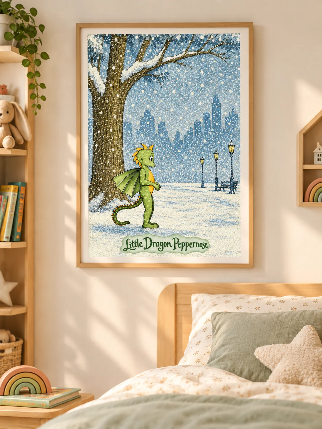 Peppernose in the Snow — Digital Art Print (Multiple Sizes) product image (3)