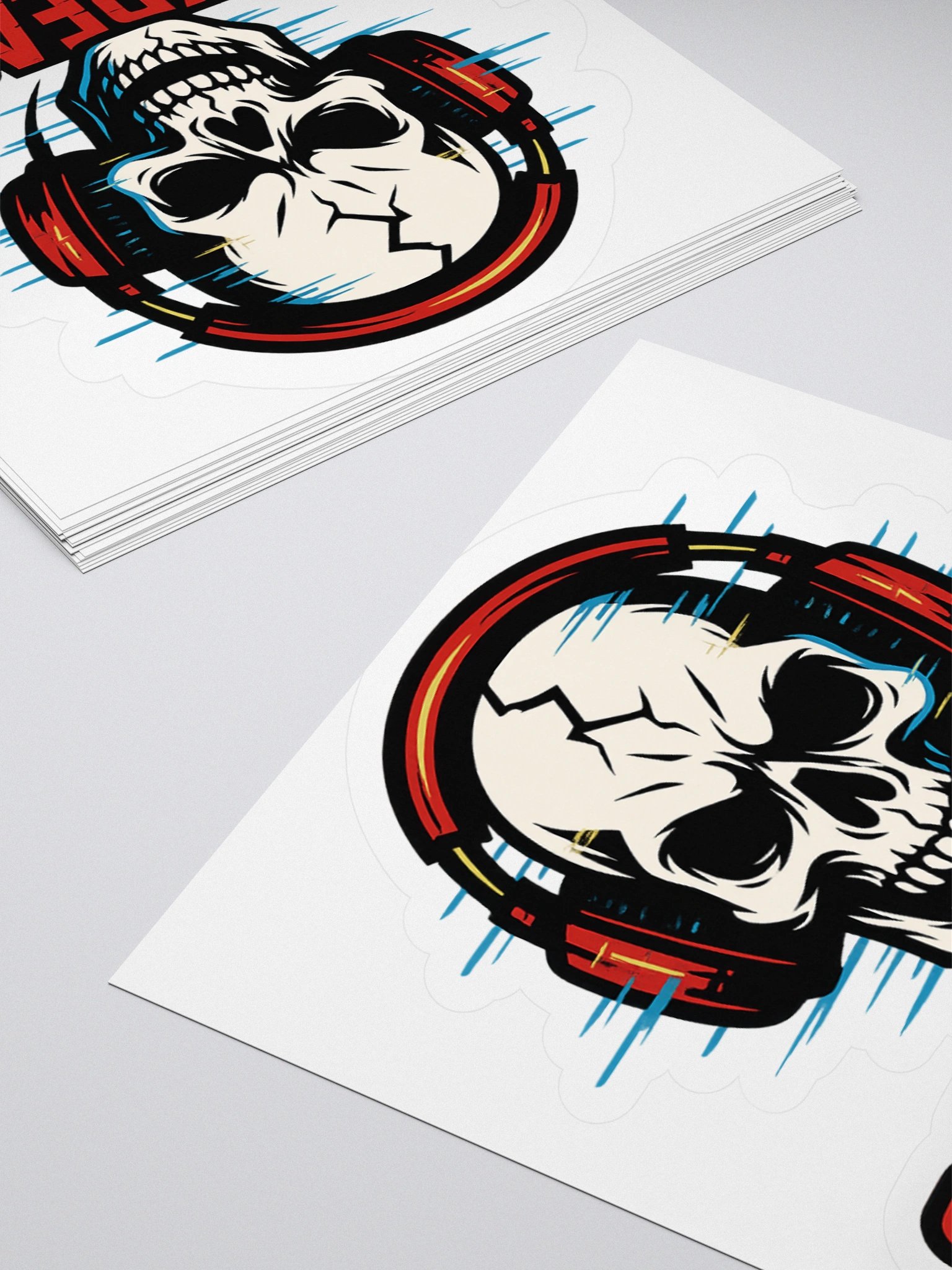 "2SiK Skullwave" Sticker product image (8)