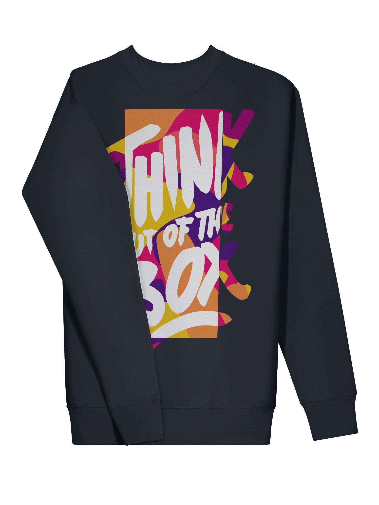Think Out Of The Box Slogan Streetwear Sweatshirt product image (3)