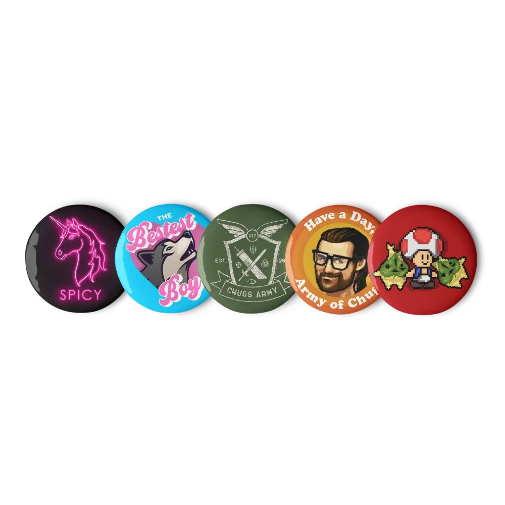 CHUGS and Friends Button Set product image (2)