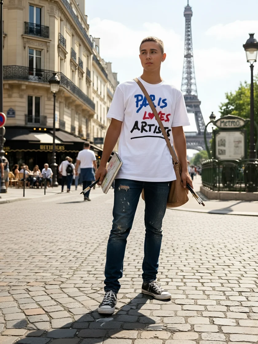 Paris Loves Artists Tee product image (3)