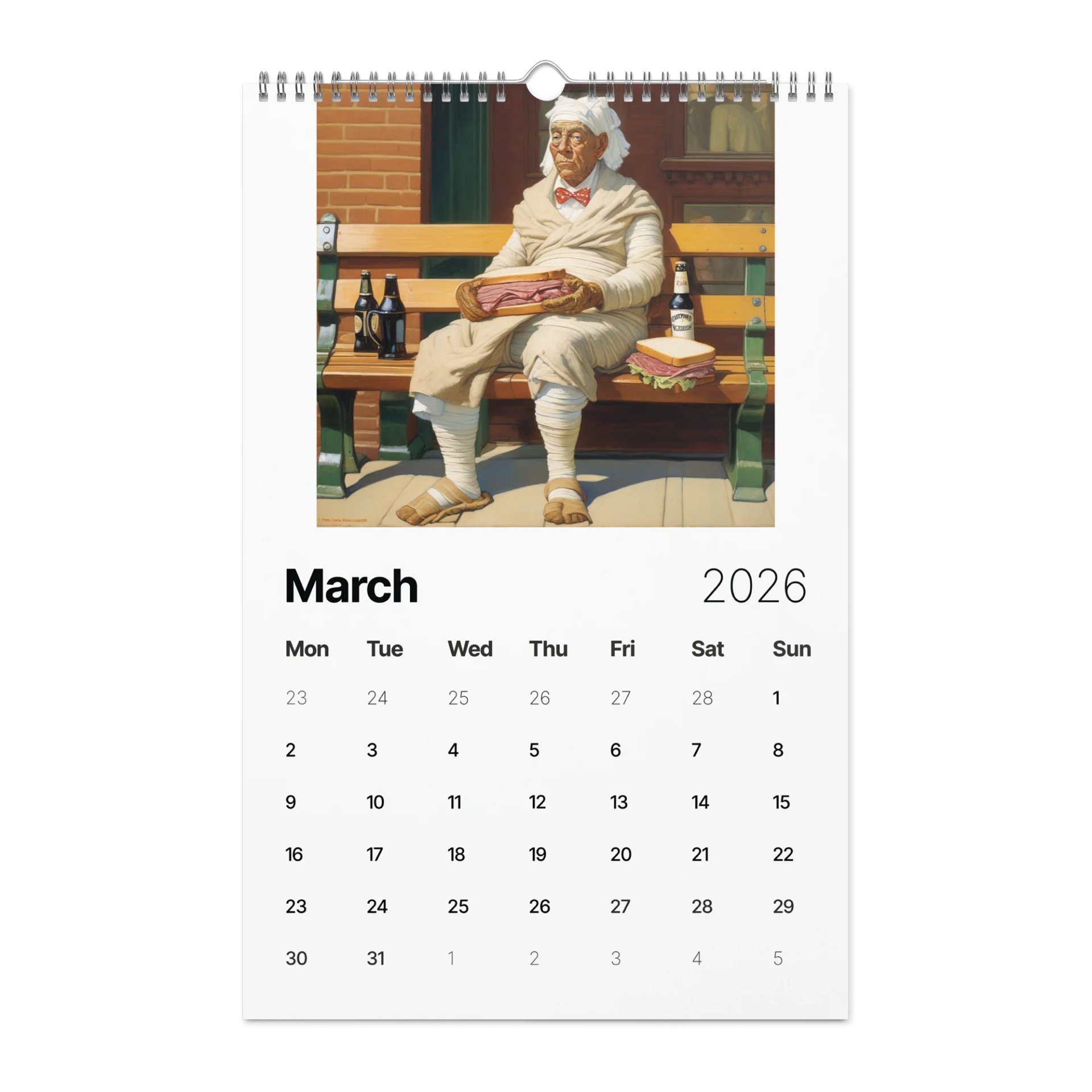 12 Universal American Holidays - 2026 Calendar product image (4)