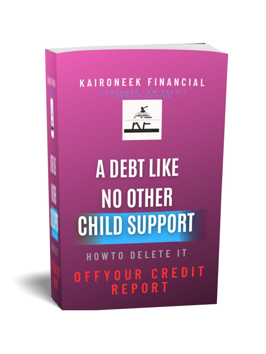 A Debt Like No Other: Child Support How to Delete it off Your Credit Report product image (1)