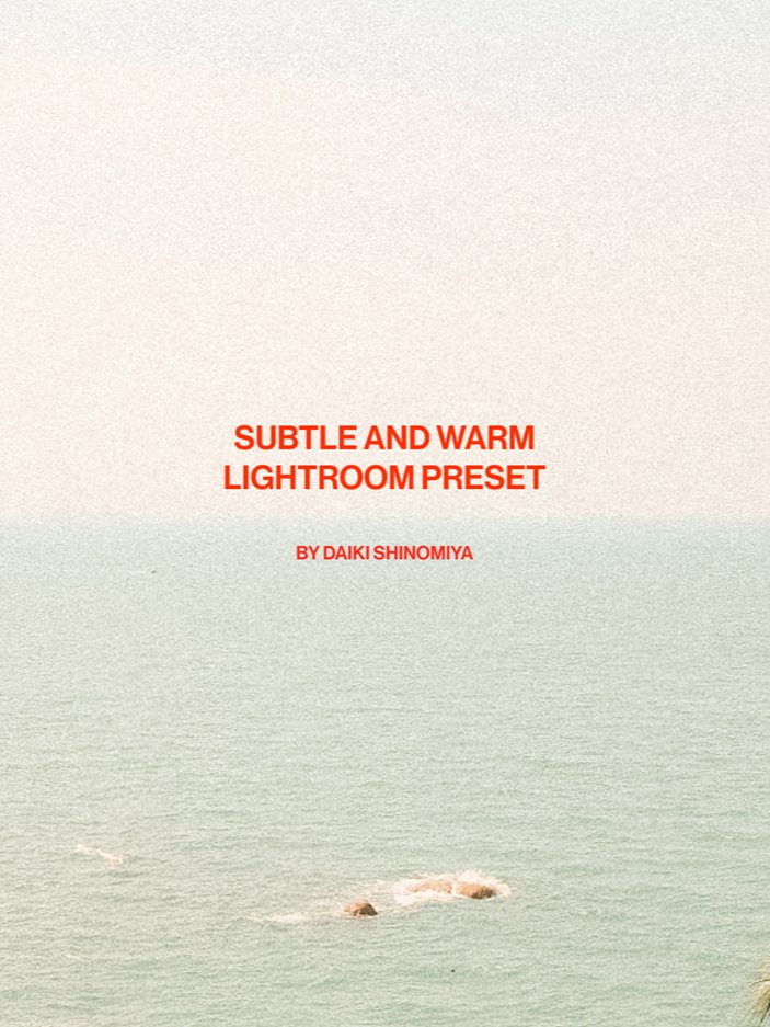 Free Lightroom Preset product image (1)