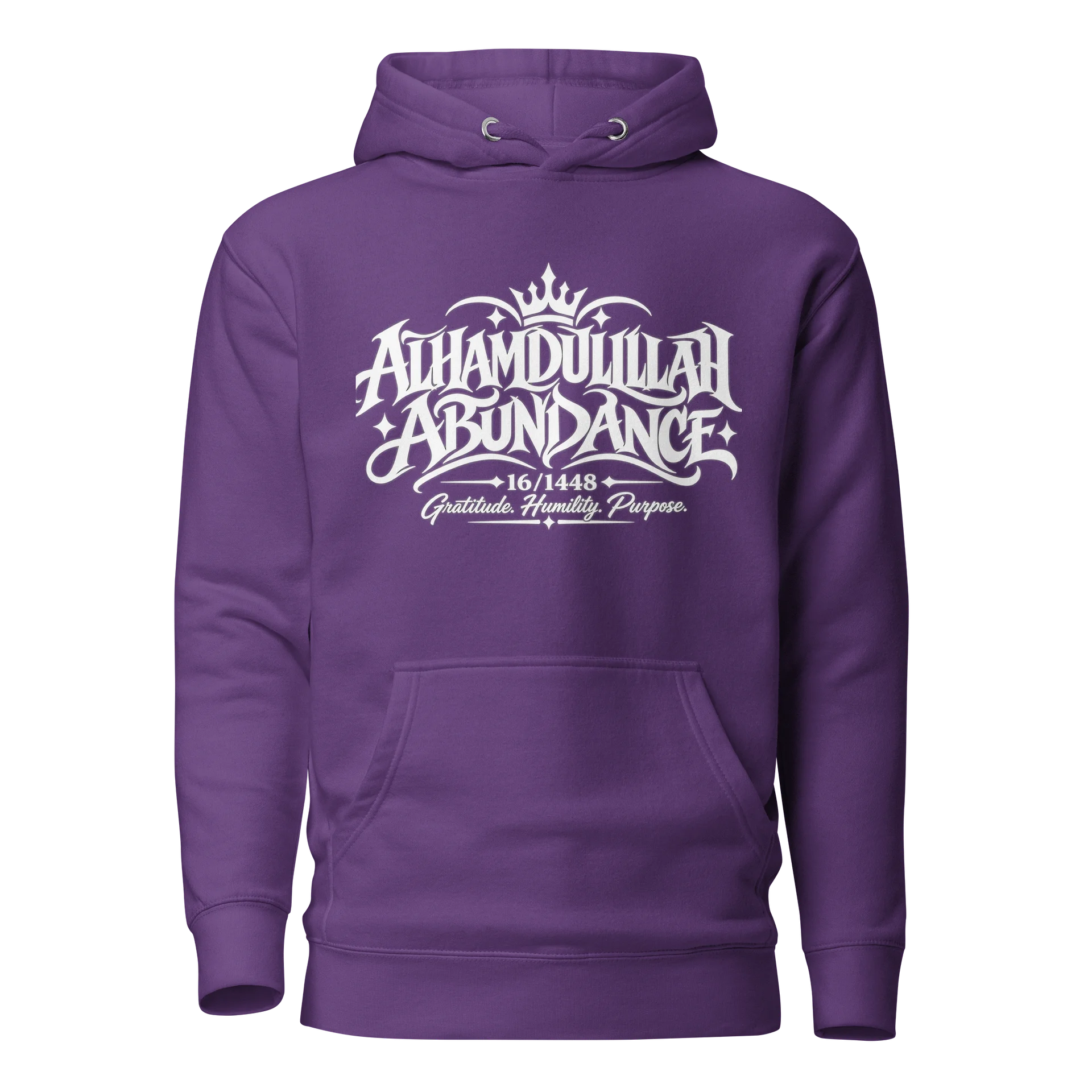 Alhamdulliah Abundance 16 Signature Adult Unisex Hoodie product image (13)