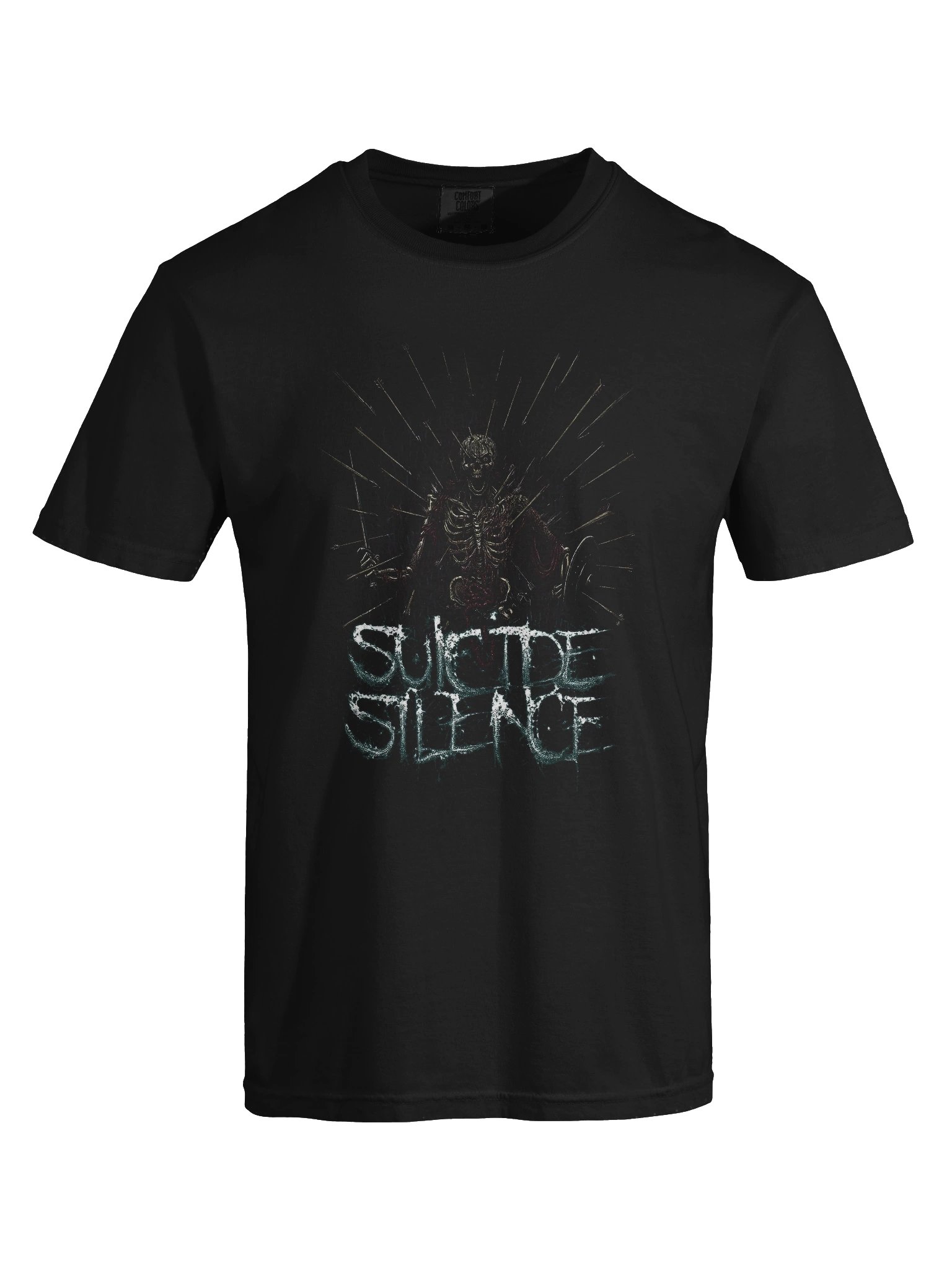 Suicide Silence" Garment-Dyed Heavyweight Tee – Premium Deathcore Band Merchandise product image (5)