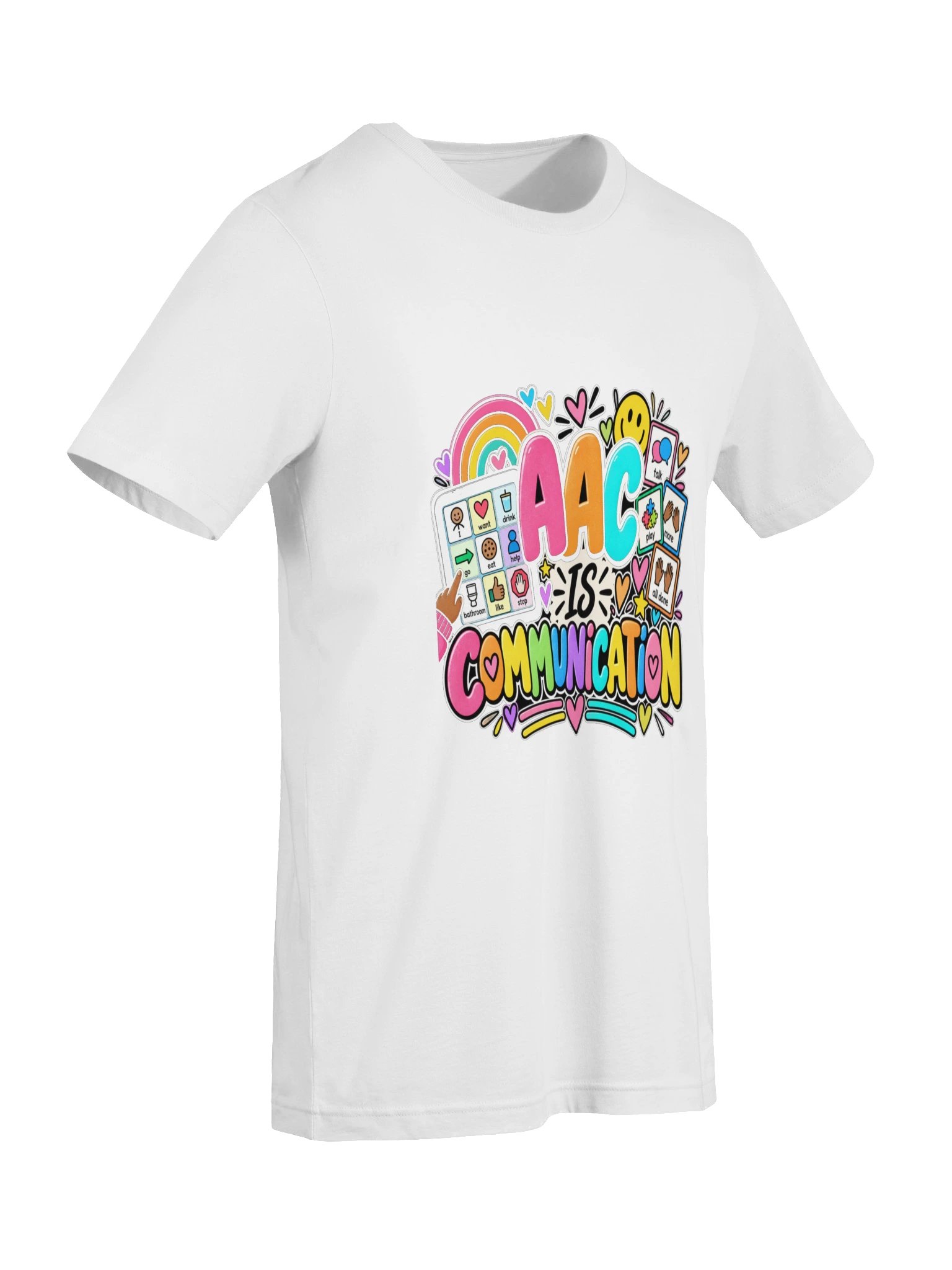 AAC Is Communication T-Shirt (Brown Representation) product image (25)