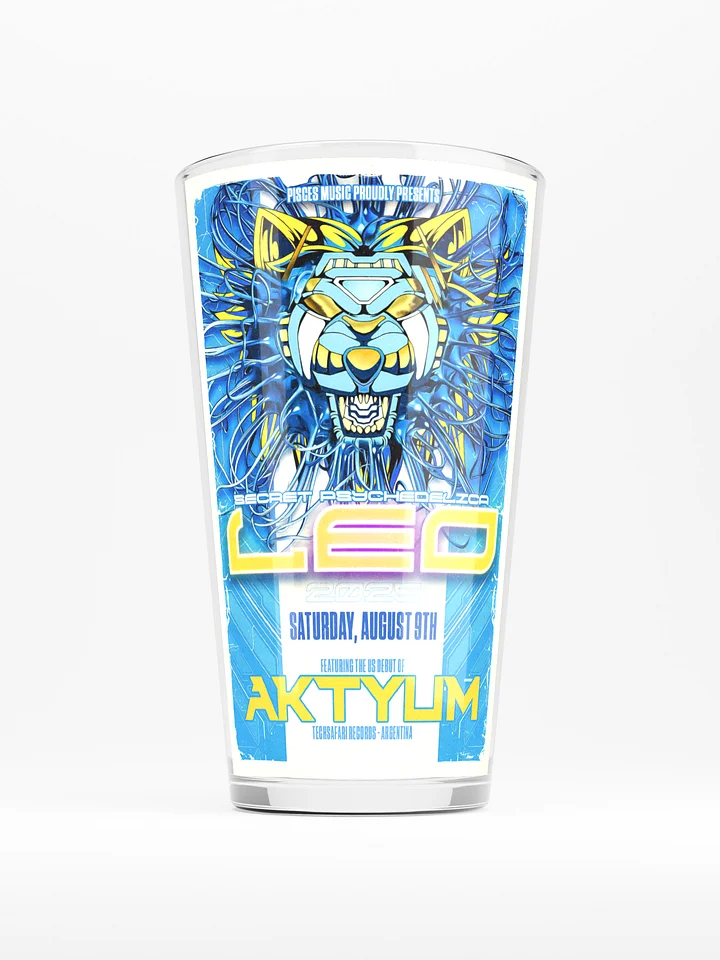 Leo 2025 Shaker Pint Glass product image (1)