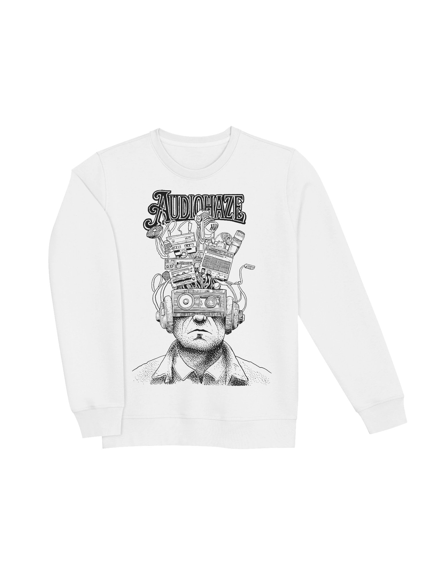Audio Brain White Sweatshirt product image (3)