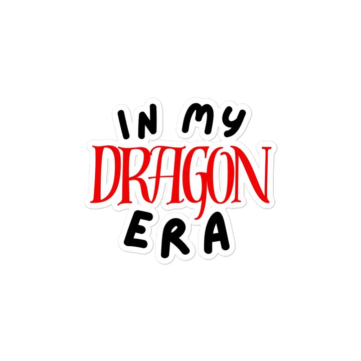 In My Dragon Era Black & Red Magnet product image (2)