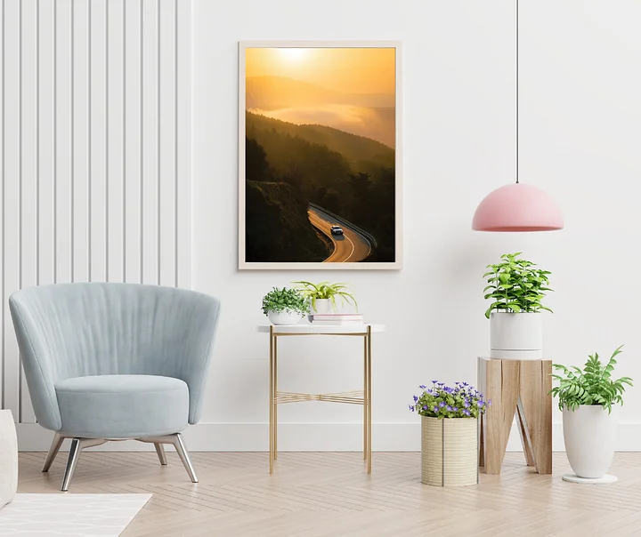 4 Asturias Landscape – Dreamy Spain Travel Decor "Golden Pathways" Collection product image (2)