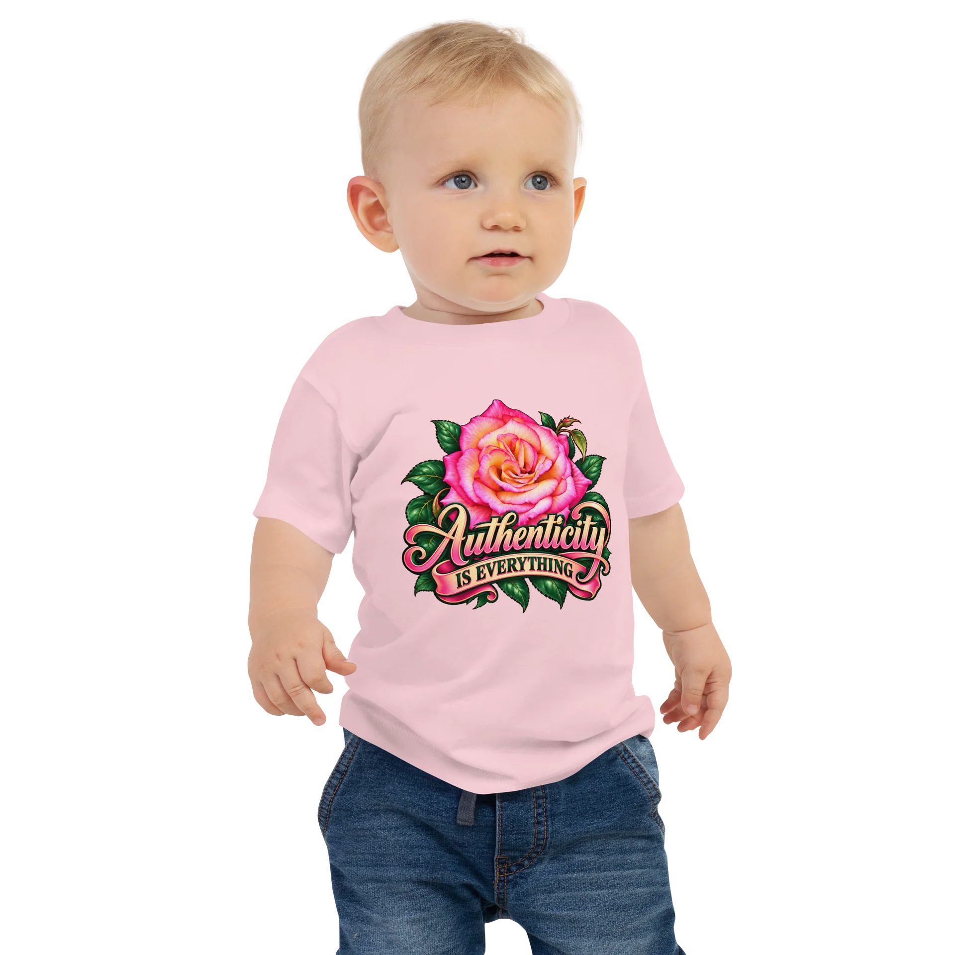 Authenticity Floral Baby tshirt 1 product image (1)