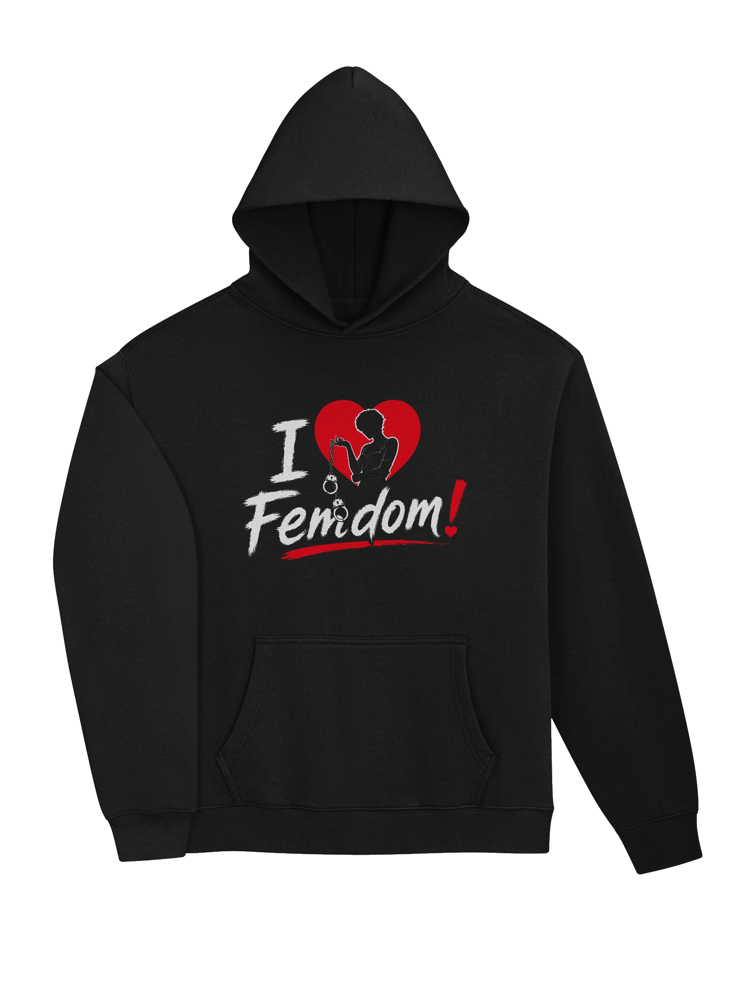 I Love Femdom! – Gothic Streetwear Hoodie product image (4)