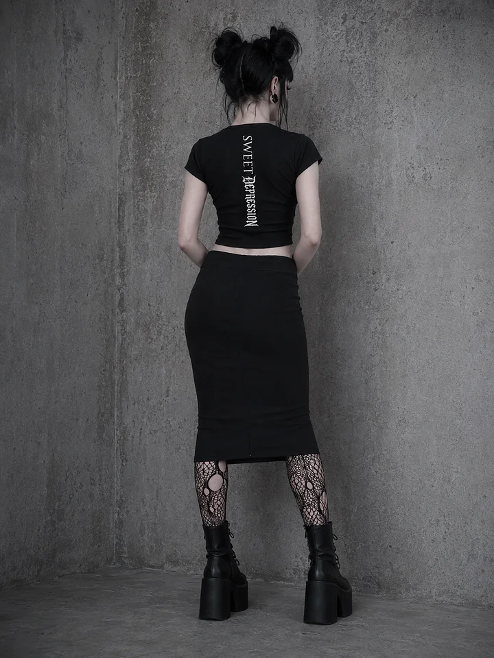 SWEET DEPRESSION SIGIL BABY TEE CROP product image (2)