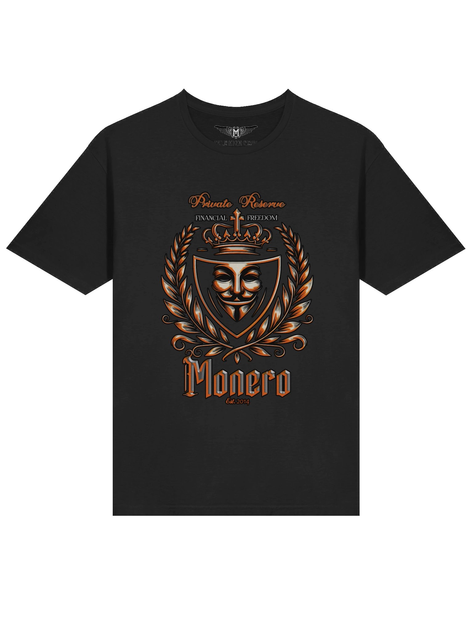 Monero Privacy Reserve T-Shirt product image (4)