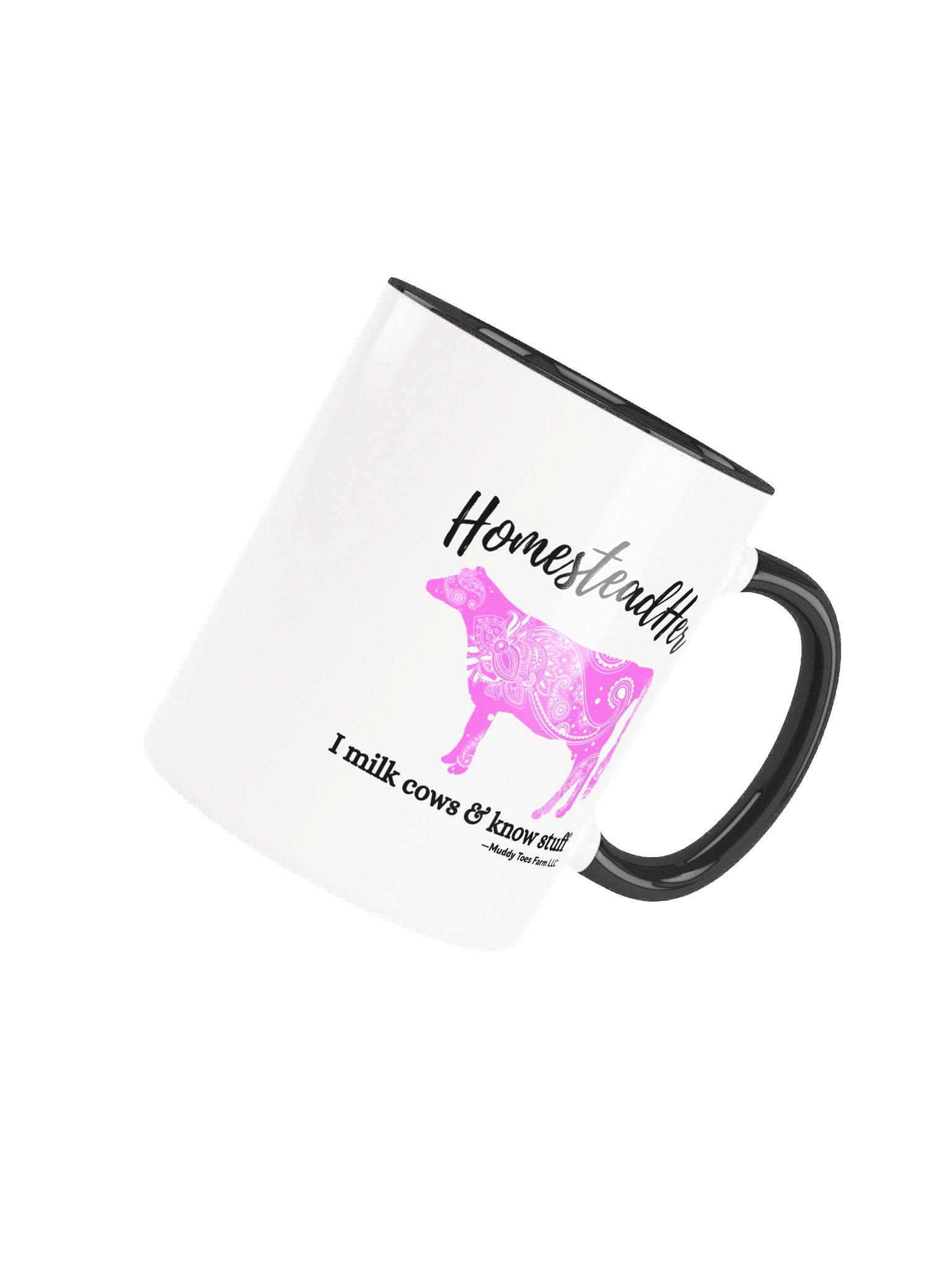 HomesteadHer Paisley Cow Ceramic Mug product image (4)