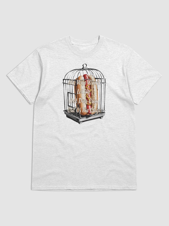Hotdog in a cage T-shirt product image (4)
