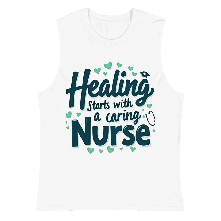 Healing Nurse Heart Muscle Tank product image (2)